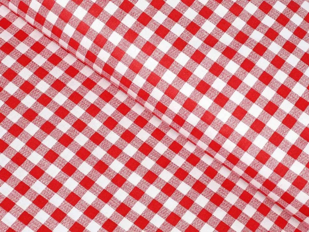 Biante Bavlnené prestieranie na stôl Sandra SA-056 Červeno-biele kocky 30x40 cm