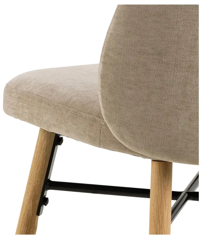 Čalouněná jídelní židle Sophia béžová