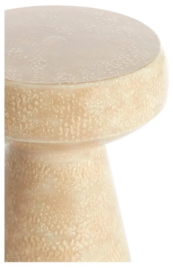 Kovový okrúhly odkladací stolík ø 38 cm Dakwa – Light &amp; Living