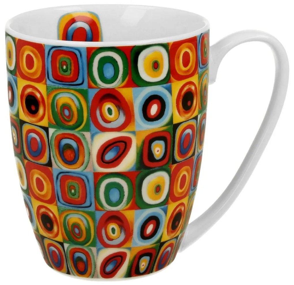 Porcelánový hrnček Kandinsky Squares with Circles 360 ml