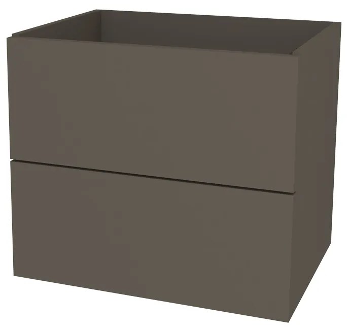 Mereo, Mereo Ponte, kúpeľňová skrinka 61 cm, Multidecor, Lávovo sivá, MER-CN290SLAS1