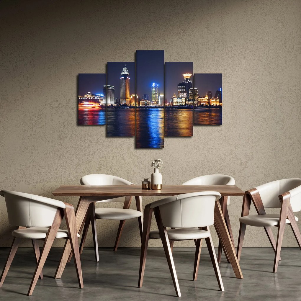 Obraz - Reflekce noci (150x105 cm)