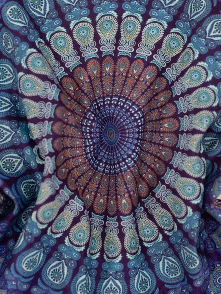 Obliečka na vankúš mikroplyš 45 × 45 cm - Mandala 1