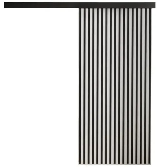 Posuvné dvere BELMA - dub sonoma/čierna / 100