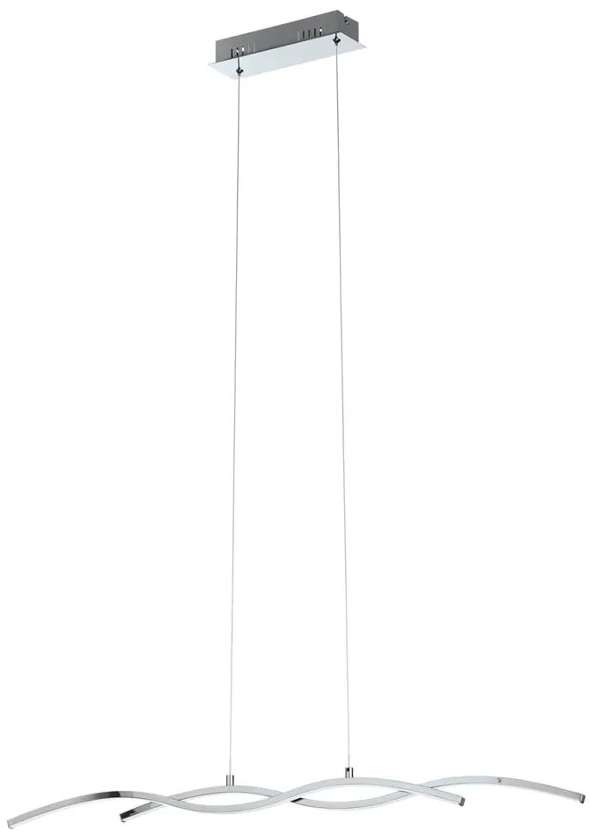 LED závesné svietidlo v striebornej farbe LASANA 2 – EGLO