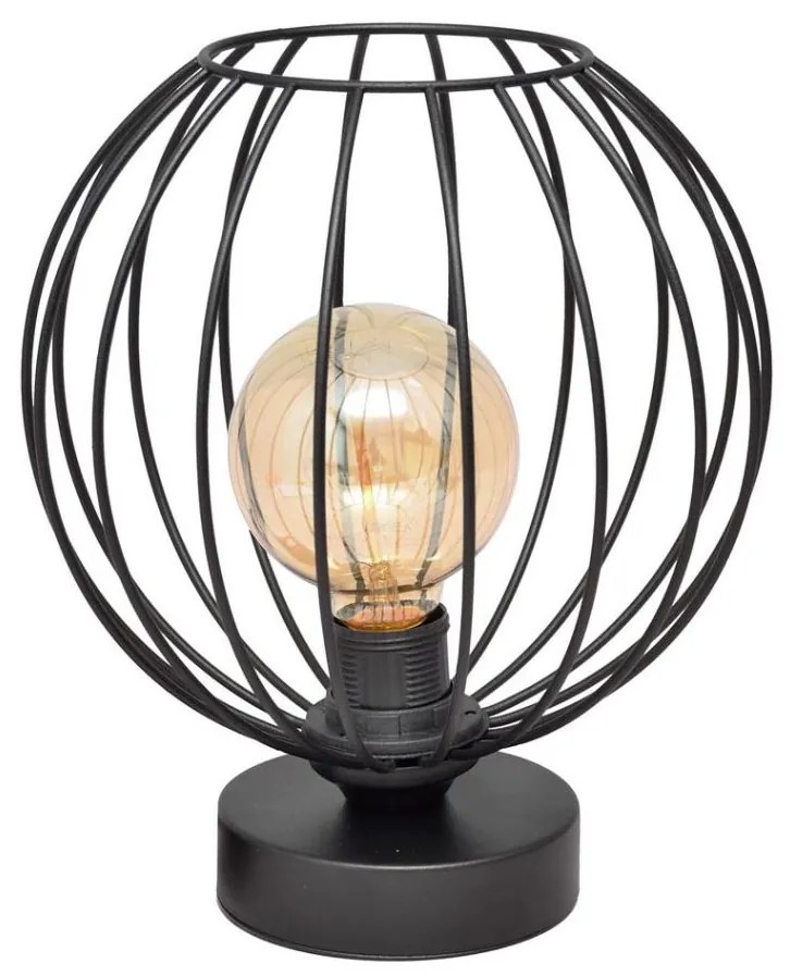 Stolná lampa MERCURE 1xE27/15W/230V čierna