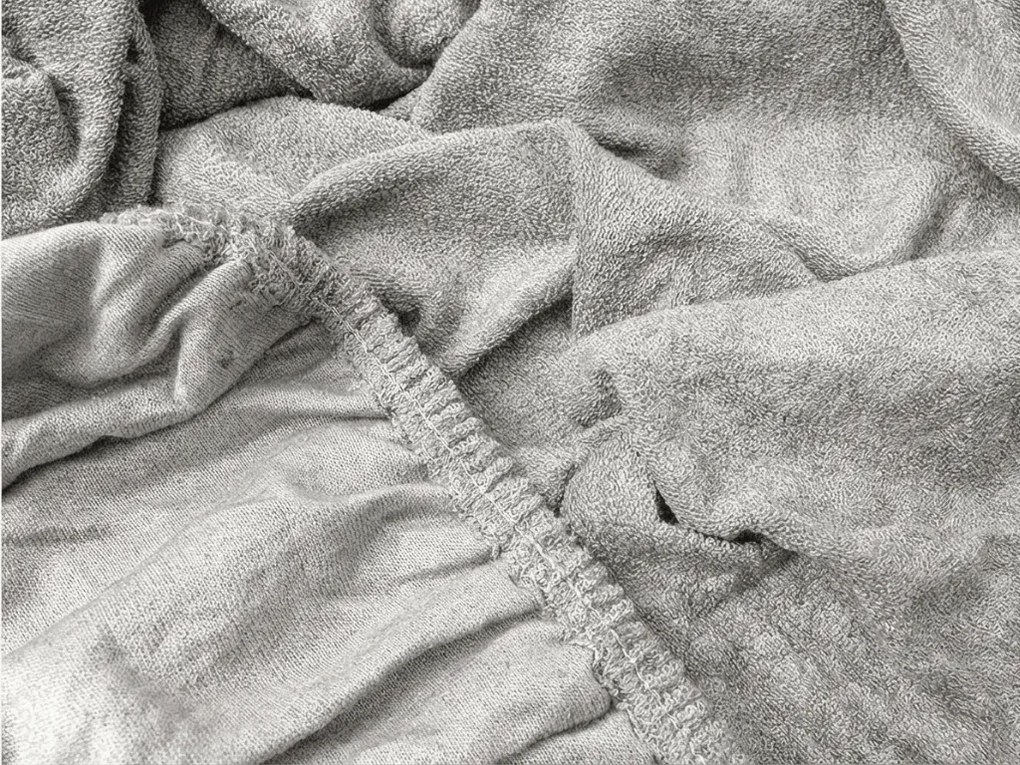 Froté plachta EXCLUSIVE svetlošedá 140x200 cm