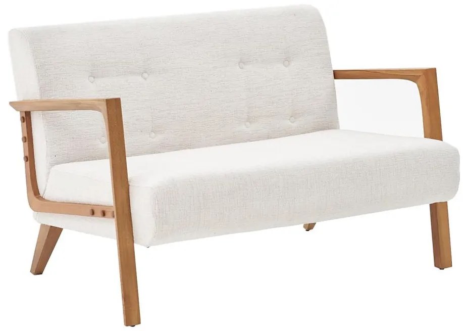 Krémová dvojmiestna pohovka TUMI