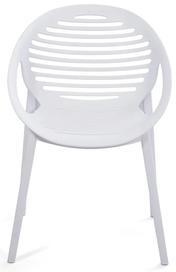 Súprava 4 bielych jedálenských stoličiek Jaanna a prírodného stola Marienlist - Bonami Essentials