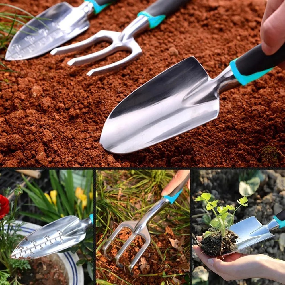 Súprava 6 ks záhradného náradia FUNAF modrá