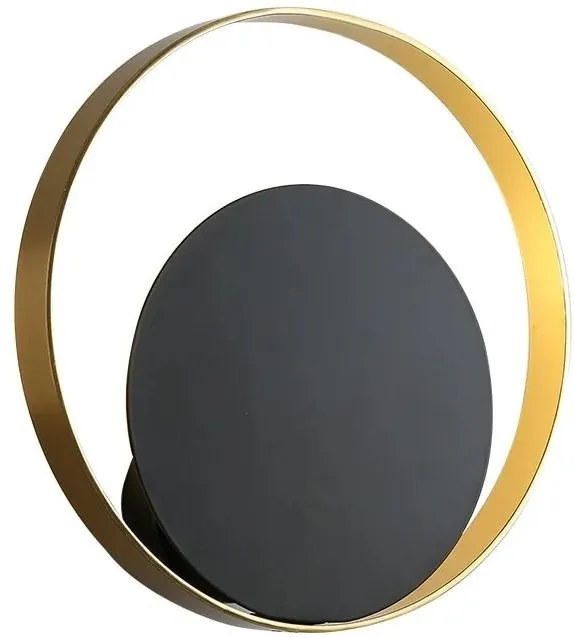 Nástenná lampa APP992-W čiernozlatá