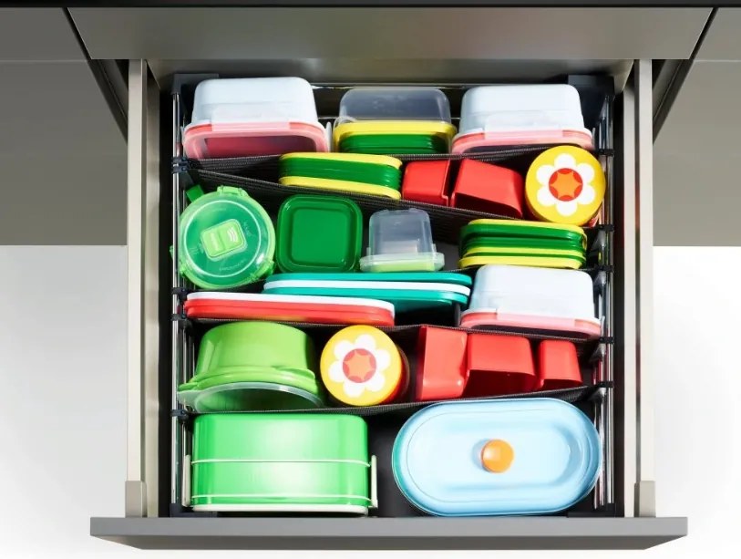 IN-DURO Flexibilný organizér SpaceFlexx na plastové krabičky 52 x 47 x 13 cm