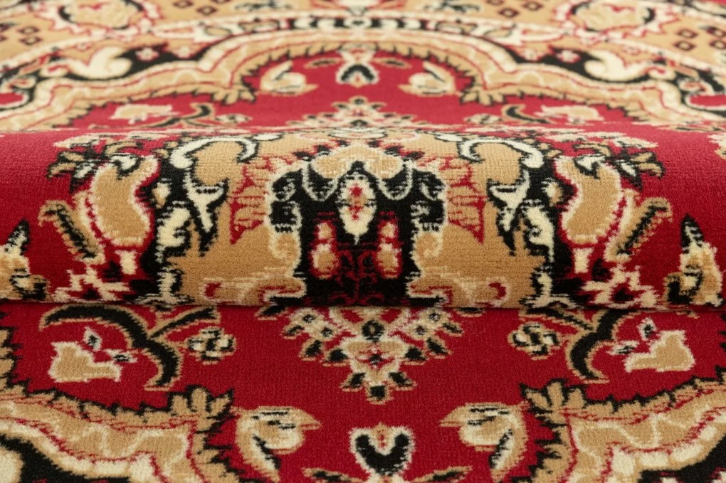 TA Koberec E951A RED ATLAS PP OV Červený Oválny Rozmer: 160x220 cm