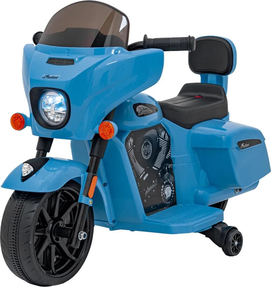 Ramiz Detská motorka Chopper INDIAN modrá