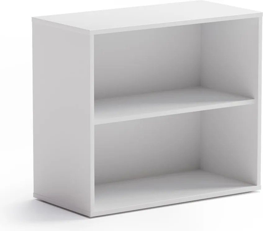 Kancelársky regál BLOCK, 800 x 400 x 710 mm, biela