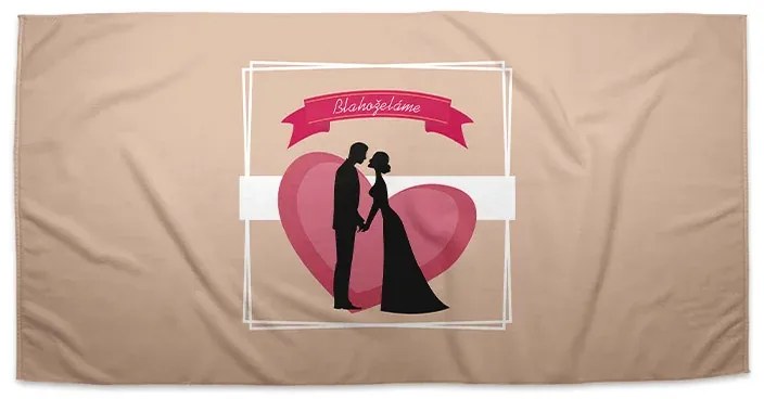 Sablio Uterák Blahoželáme - 30x50 cm