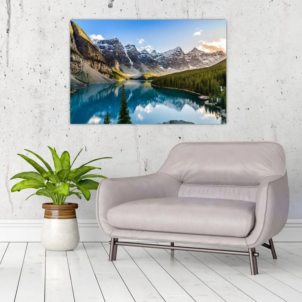 Obraz - Kanada, Národný park Banff, Moraine Lake (90x60 cm)