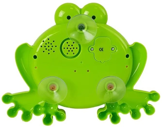 LEAN TOYS Stroj na výrobu bublín v tvare zelenej žabky