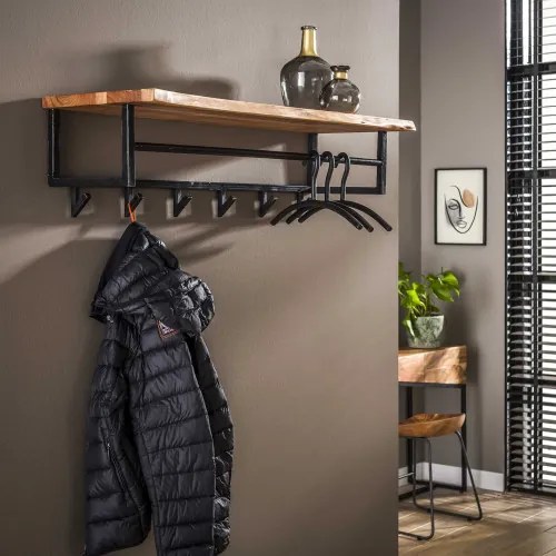 Vešiak 24-87 Edge 6 Hooks Drevo Acacia - PRODUKT JE SKLADOM U NÁS - 1Ks - Komfort-nábytok
