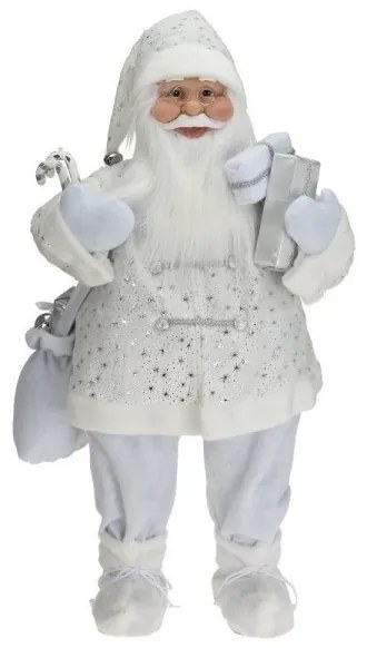Santa Claus – biely 80 cm
