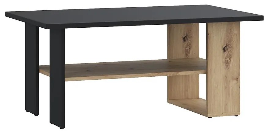 Konferenčný stolík Caldicot CFTT5210-M922 čierny/dub artisan