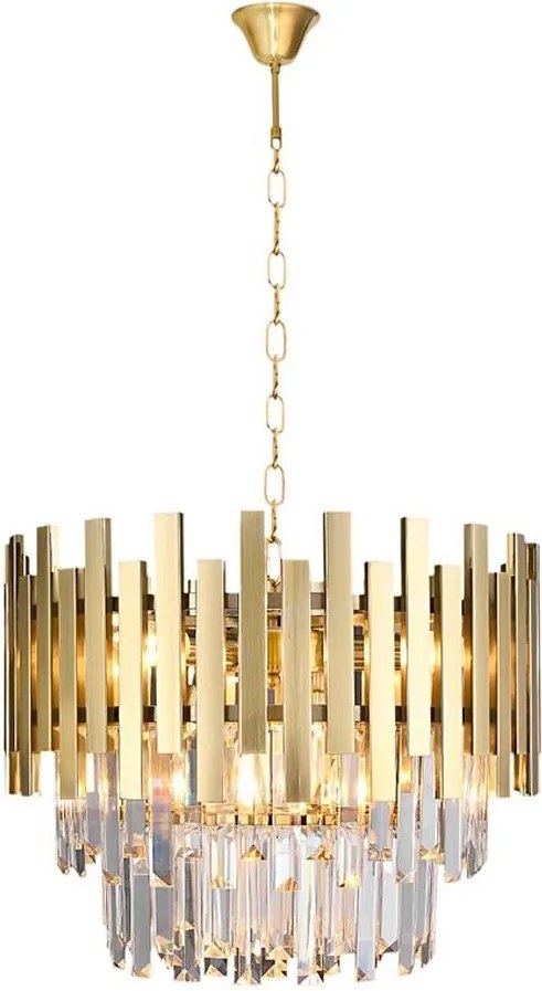 Luster na reťazi ASPEN GOLD 6xE14/40W/230V