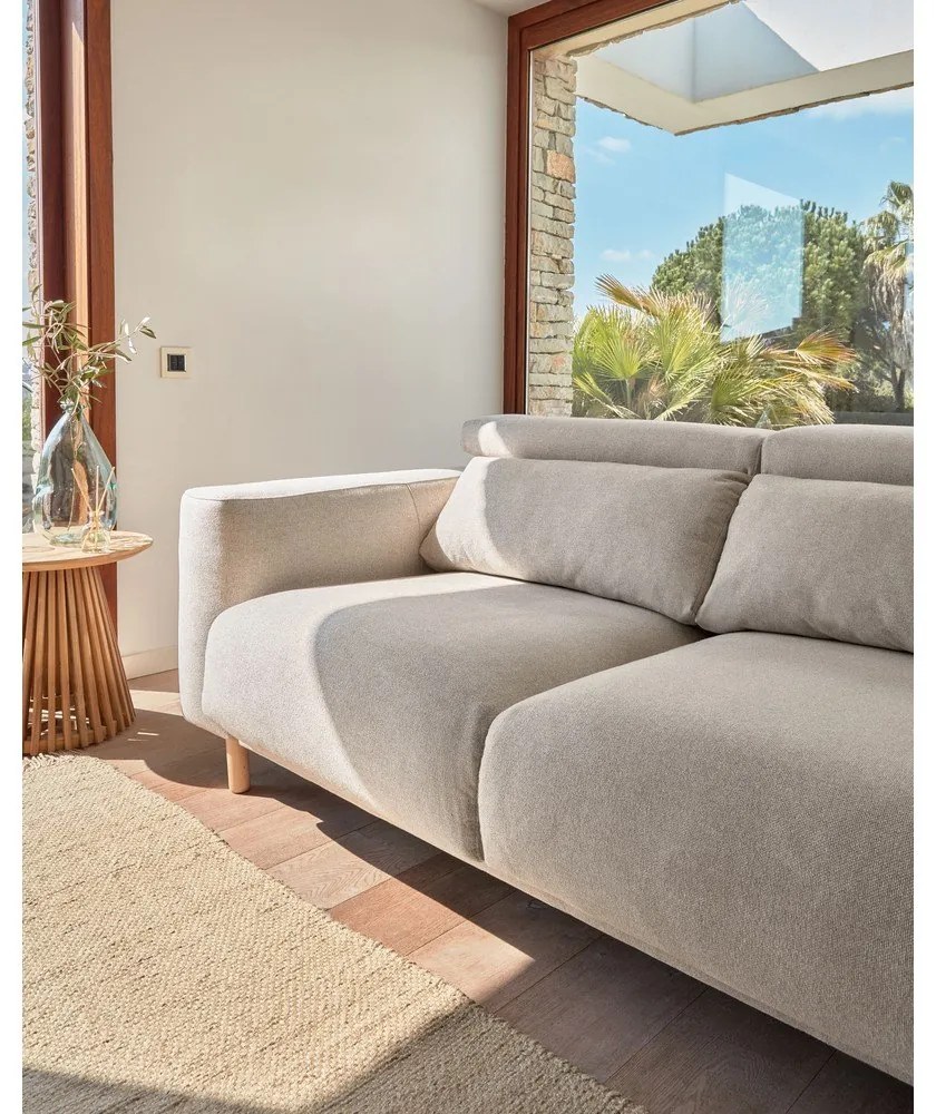 Béžová pohovka 215 cm Singa - Kave Home