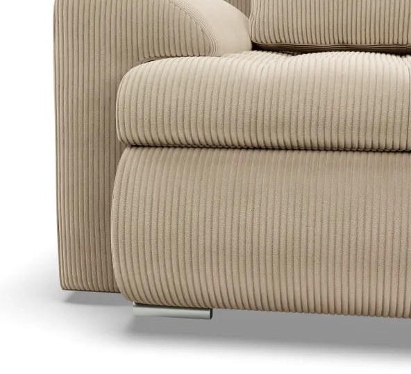 Sedacia súprava FORESTA Poso v tvare U, pravá béžová