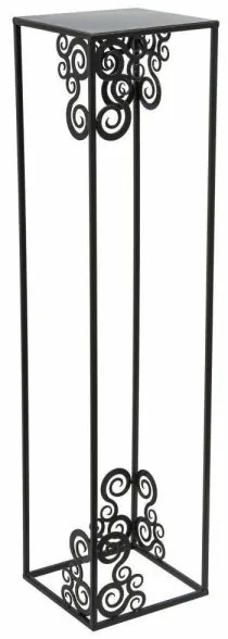Stojan na kvety 80x24 cm čierna