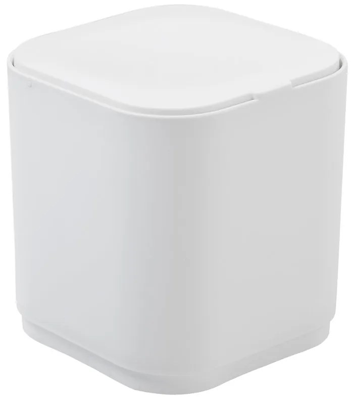 Gedy Sapho, SEVENTY stolný odpadkový kôš výklopný, plast ABS, biely