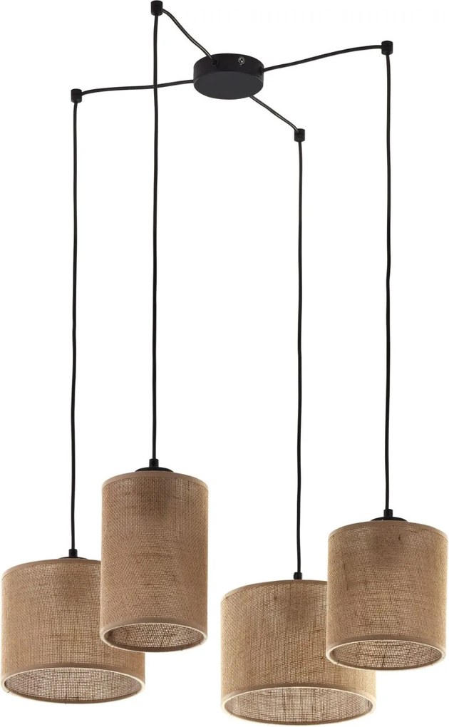 Závesná lampa pavúk boho JUTA