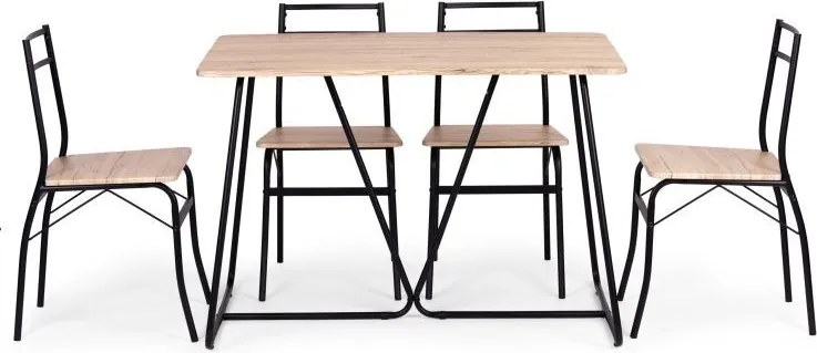 Sada nábytku do jedálne, kuchyne, stôl, 4 stoličky PARIS