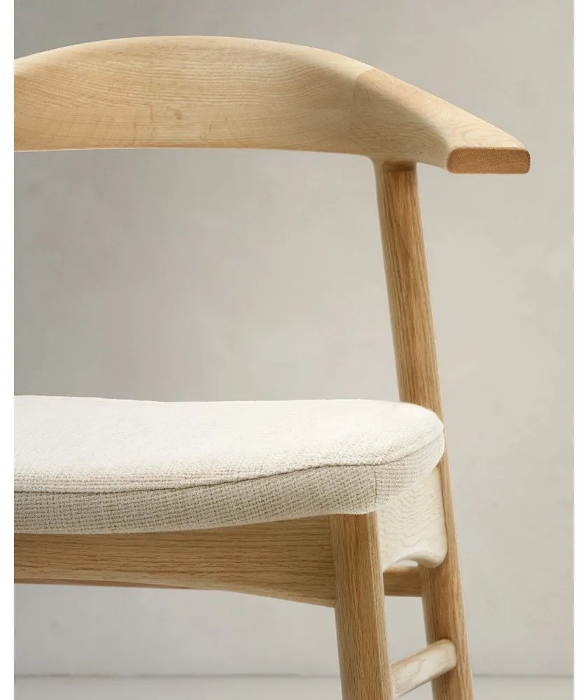 Béžová/v prírodnej farbe jedálenské stoličky Timons – Kave Home