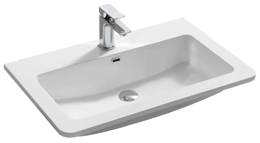 Mereo Mereo, Siena, kúpeľňová skrinka s umývadlom z liateho mramoru 81 cm, MER-CN431M