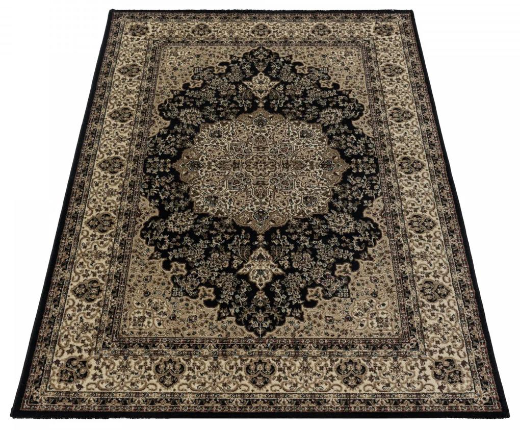 Ayyildiz koberce Kusový koberec Kashmir 2608 black - 200x290 cm