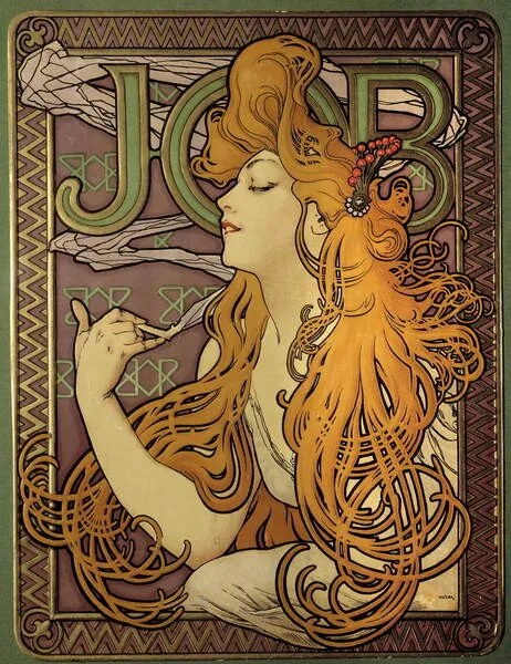 Mucha, Alphonse Marie - Umelecká tlač JOB, (30 x 40 cm)