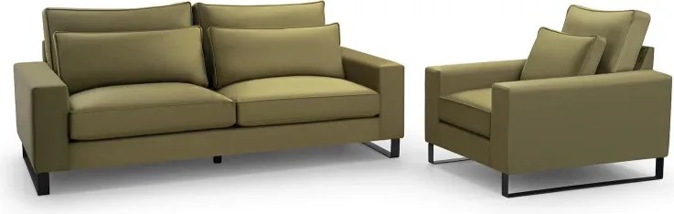 Kreslo Torre Black, olivová (Salvador 10)