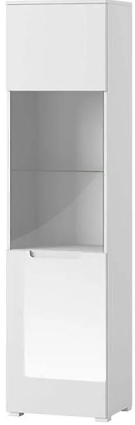 Vitrína 1D Selene 25 Biely