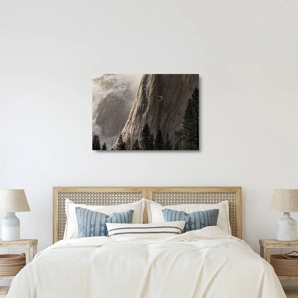 Sklenený obraz z údolia Yosemite národnej parku, USA (70x50 cm)