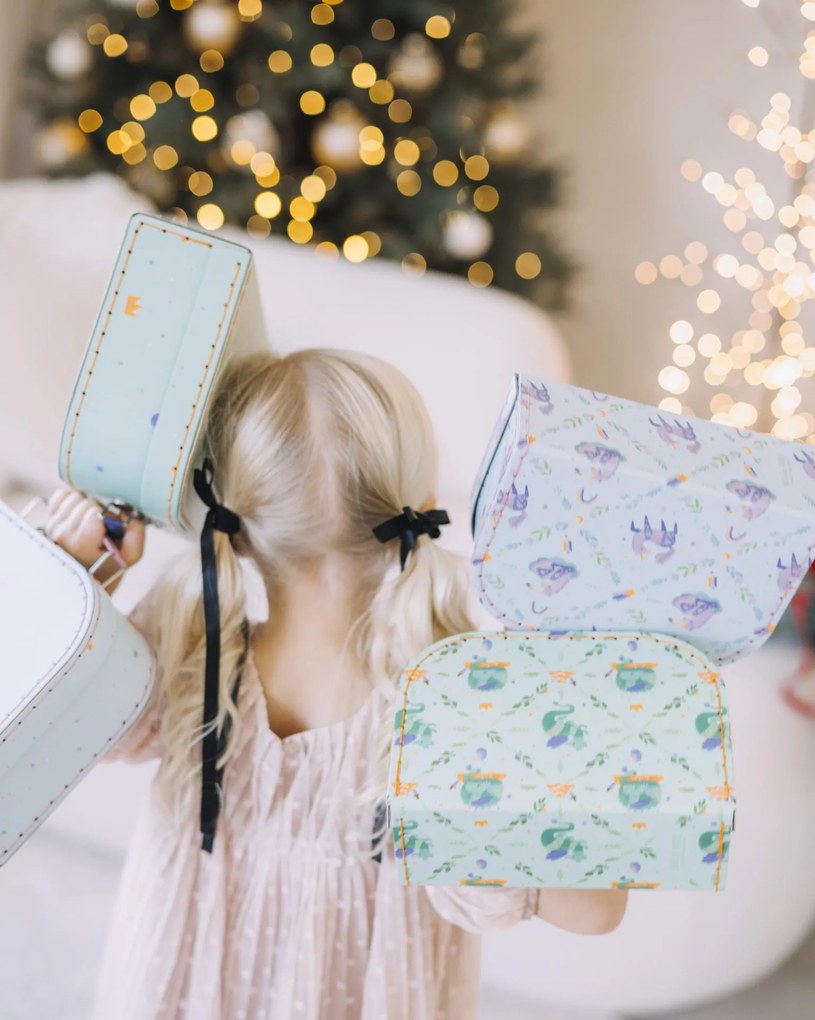 Bella Rose Detský kufrík Drak – set 2 ks