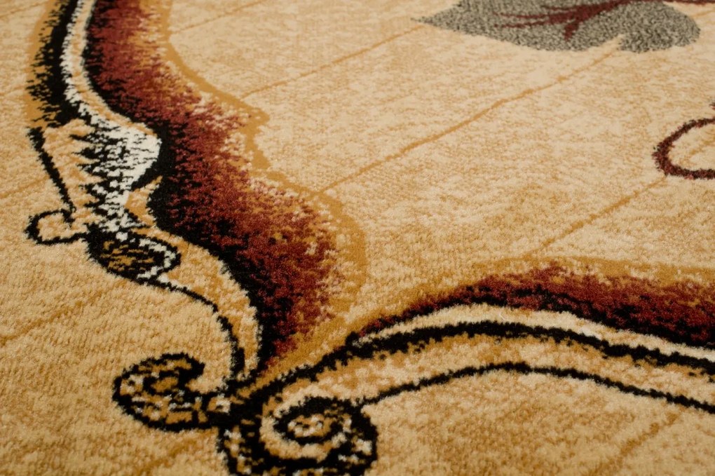 TA Koberec 7026D SVETLO BÉŽOVÝ ATLAS PP Rozmer: 70x130 cm