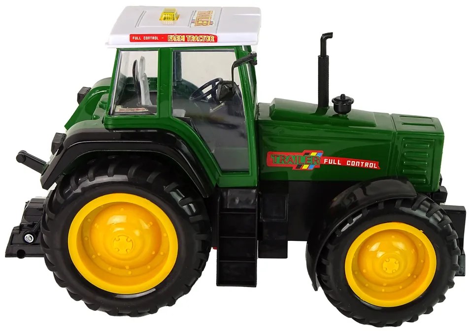 Lean Toys Zelený traktor na diaľkové ovládanie