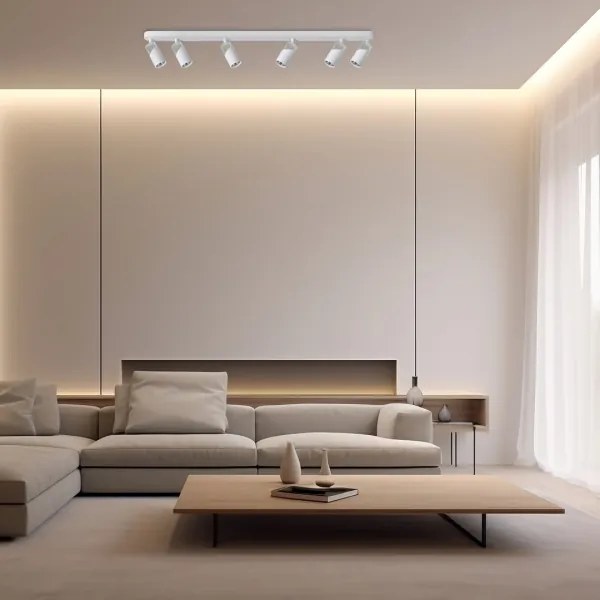 Bodové svietidlo NEO 6xGU10/8W/230V biela