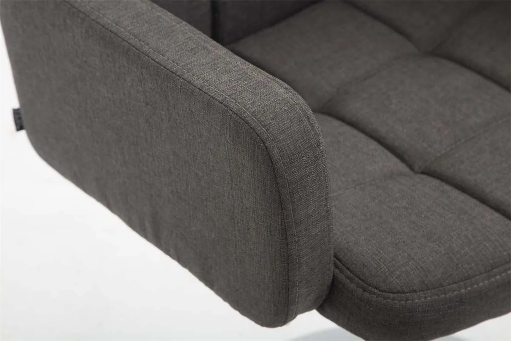 Kreslo L.A. Lounger látka - Tmavo sivá