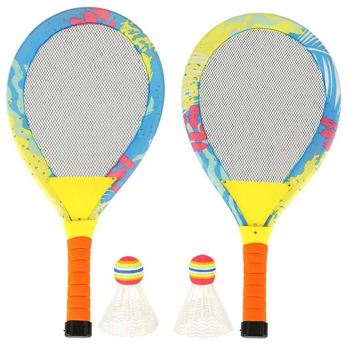 KIK Bedmintonová sada s LED osvetlením, 2 rakety a 2 šípky