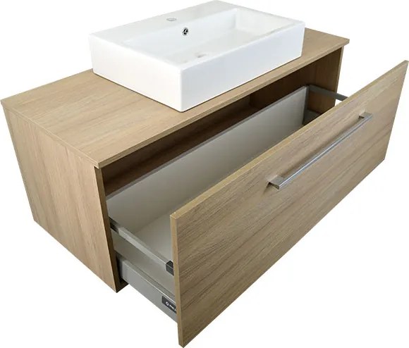 Comodo Kúpeľňová skrinka pod doskové umývadlo Montana DU 120-HD, dub urban
