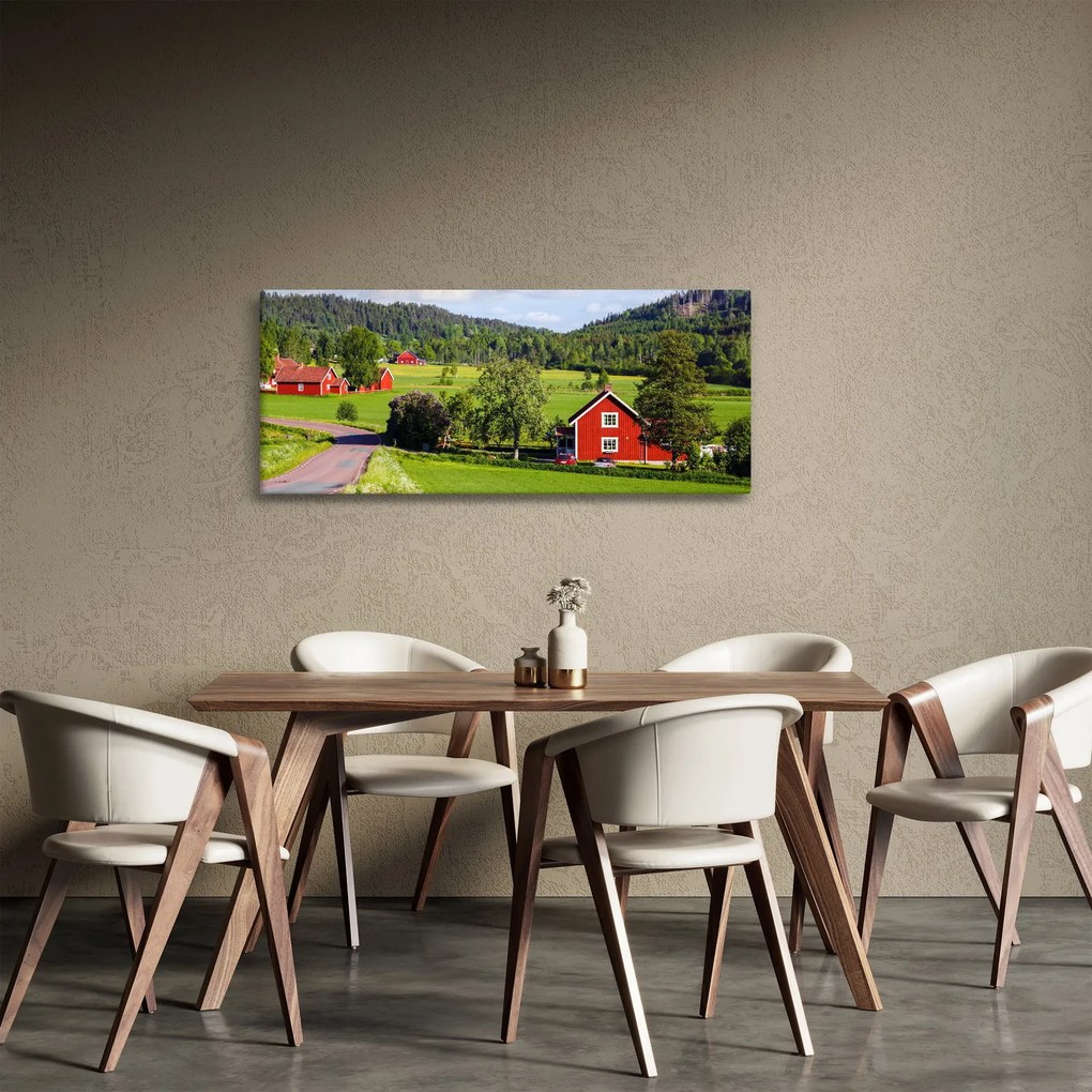 Obraz vidieka (120x50 cm)