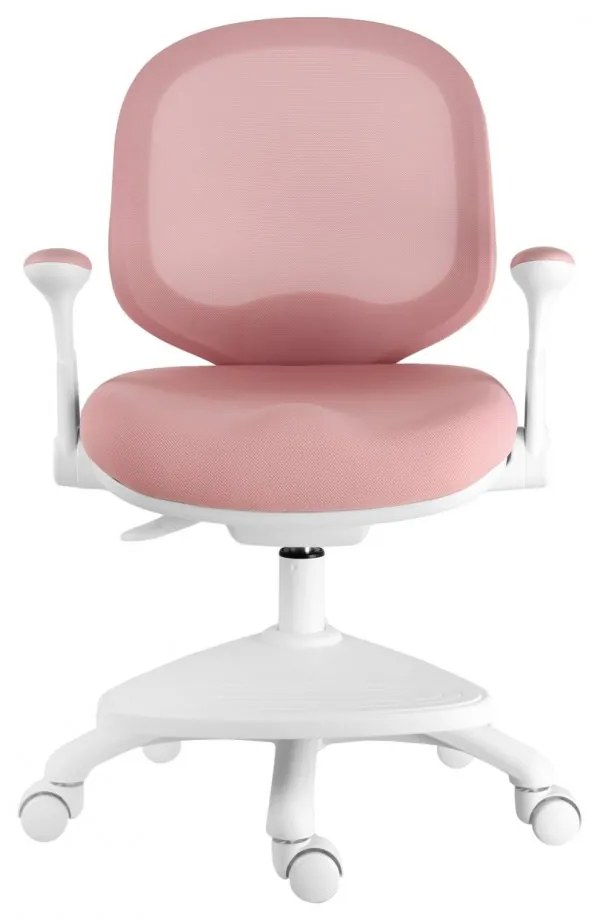 Detská rastúca stolička Neoseat KIDDY ONE — látka, ružová
