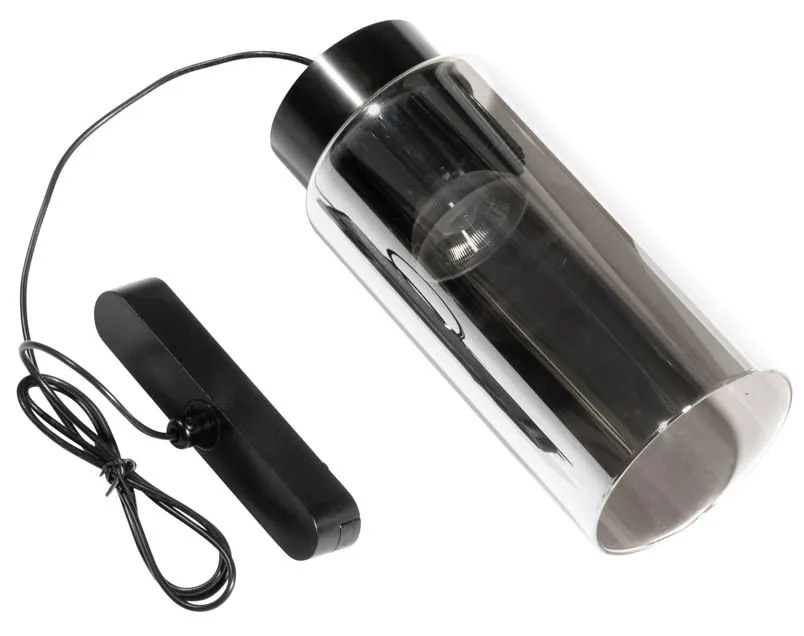 Moderné čierne závesné svietidlo pre koľajnicový systém 1-fázové vrátane LED - Magnetic Vance