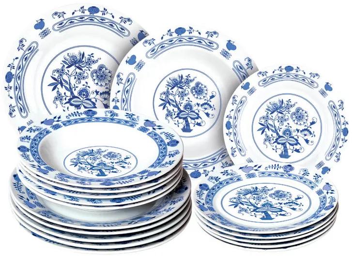 Banquet porcelánová sada tanierov ONION 18 ks | BIANO